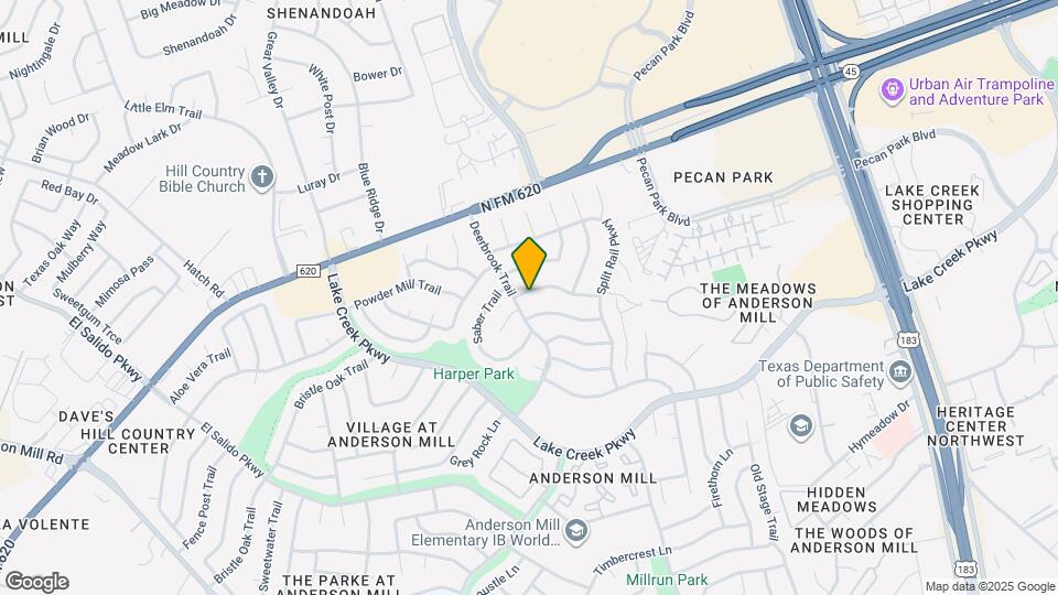 11009 Hillside Oak Ln Map and Location Details