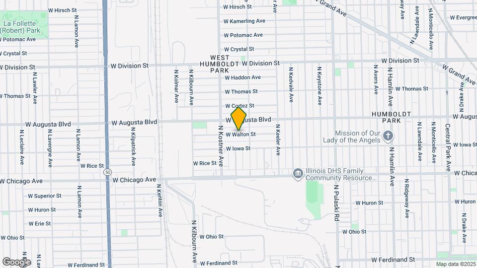 4336 W Walton St Map and Location Details