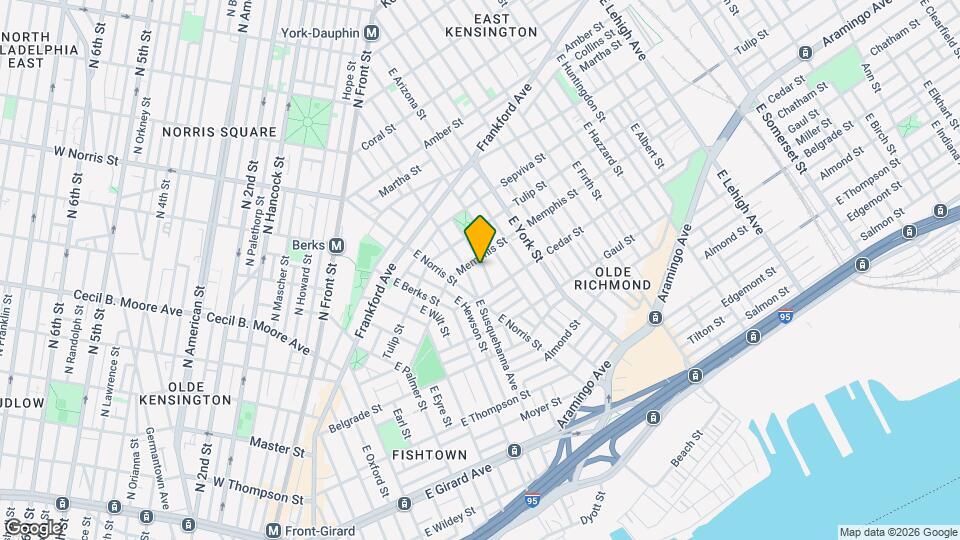 2332 E Fletcher St Map and Location Details