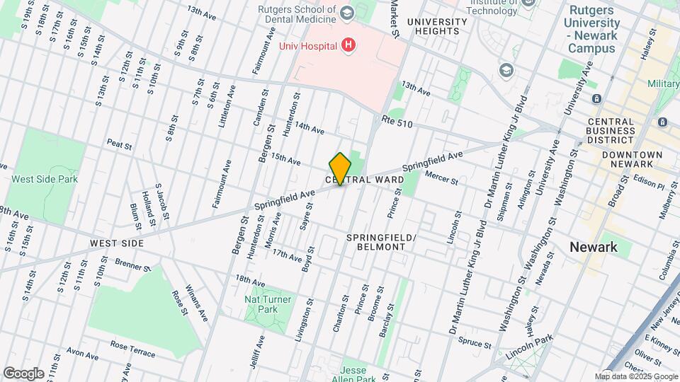 257-259 Springfield Ave Map and Location Details