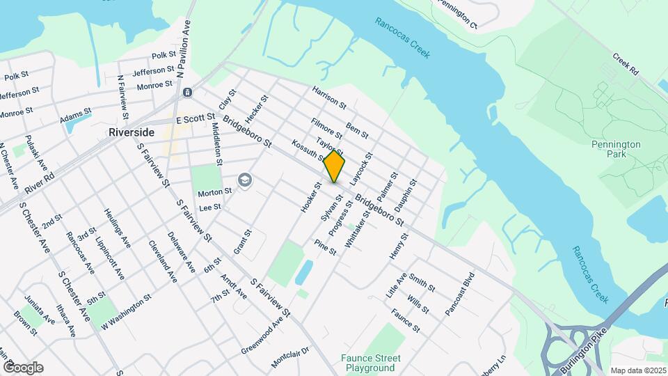 620 Bridgeboro St Map and Location Details