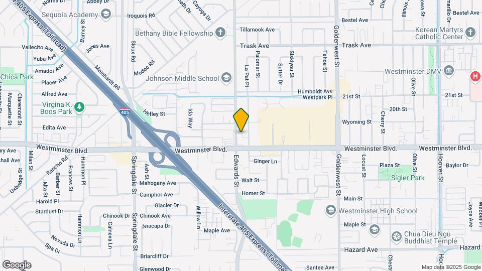 13932 Edwards St Map and Location Details