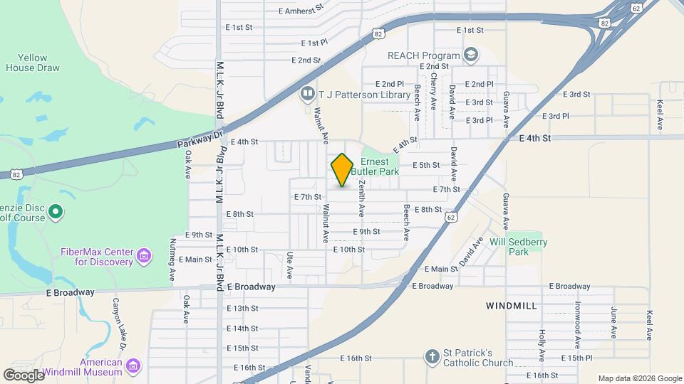 2410 E 7th St Map and Location Details