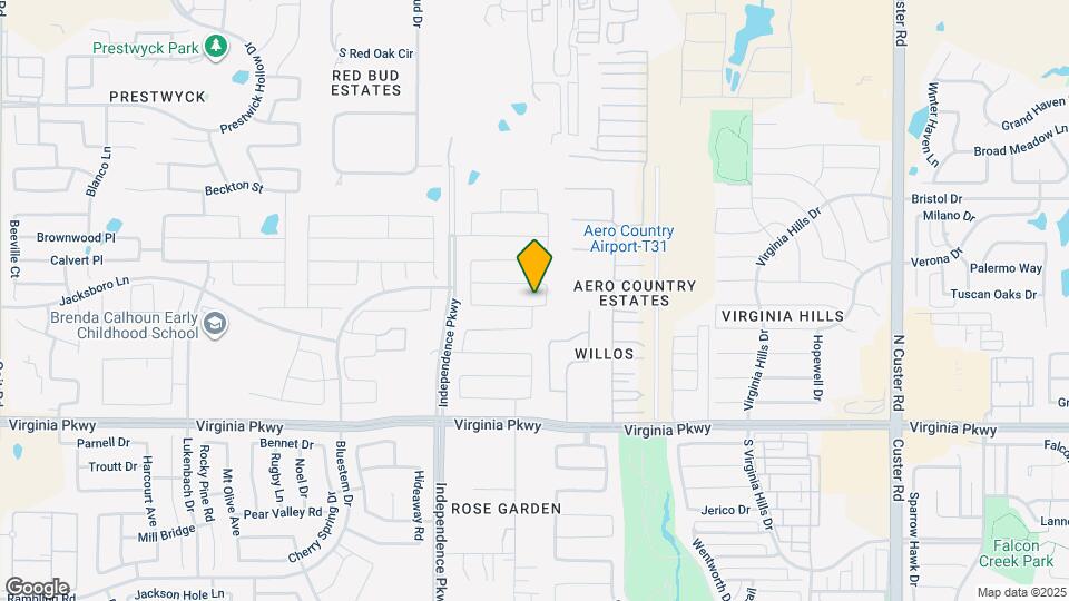 9708 Moccasin Creek Ln Map and Location Details