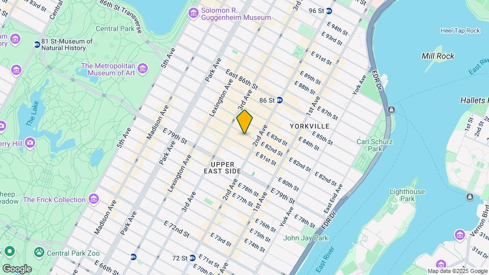 232 E 82nd St Mapa y Detalles de la Ubicación