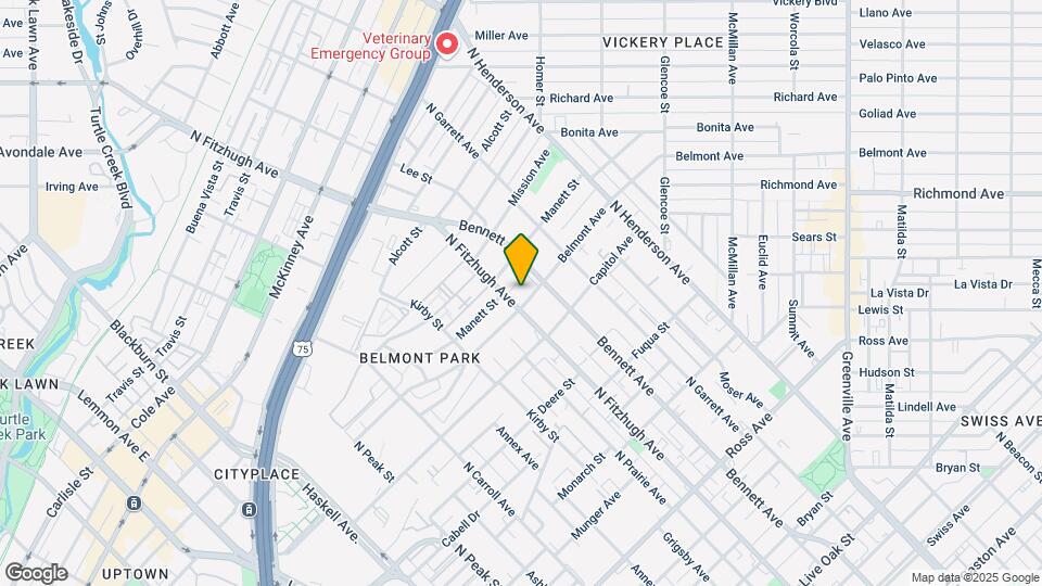4911 Belmont Ave Map and Location Details