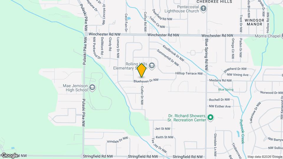 4734 Bluehaven Dr NW Map and Location Details