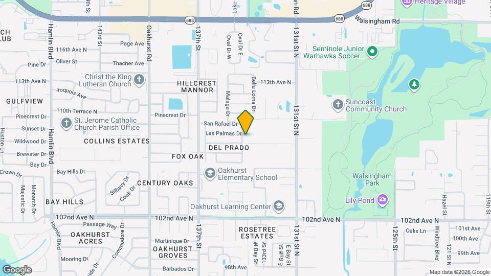 10845 Del Prado Dr E Map and Location Details