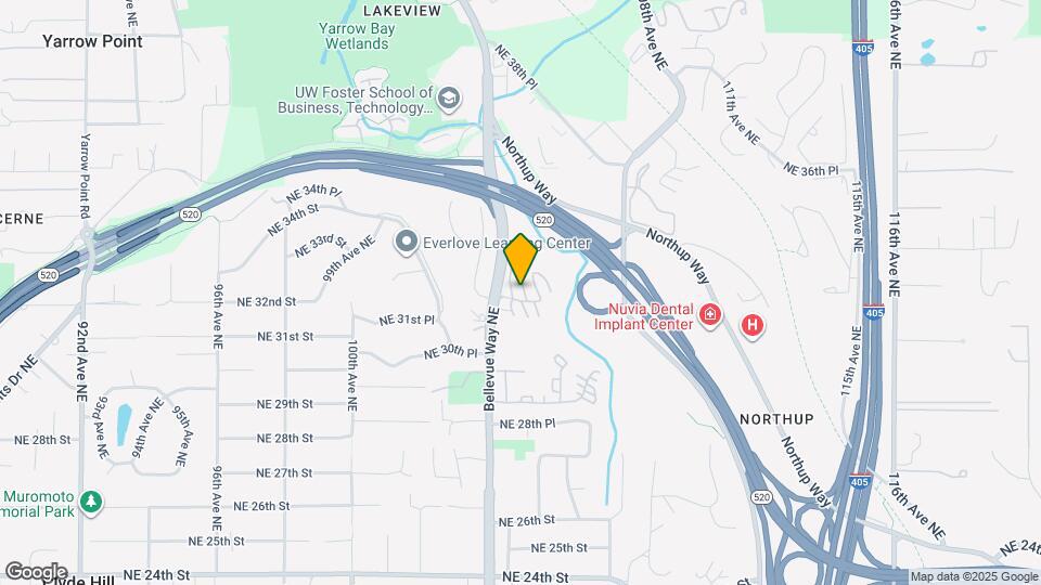 10410 NE 32nd Pl Map and Location Details