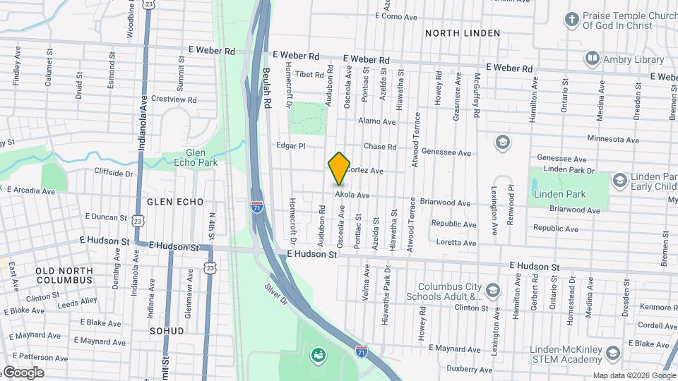 2593 Osceola Ave Map and Location Details