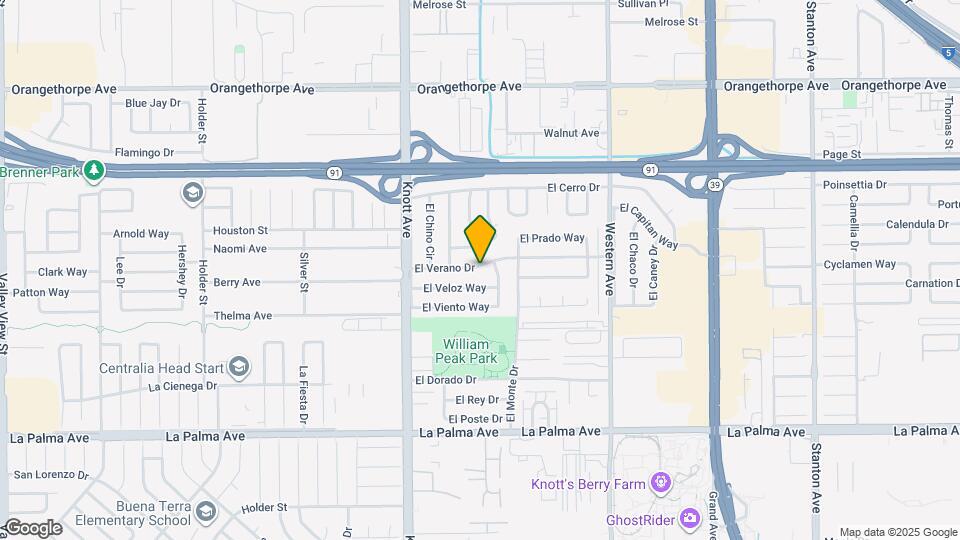 7182 El Verano Dr Mapa y Detalles de la Ubicación