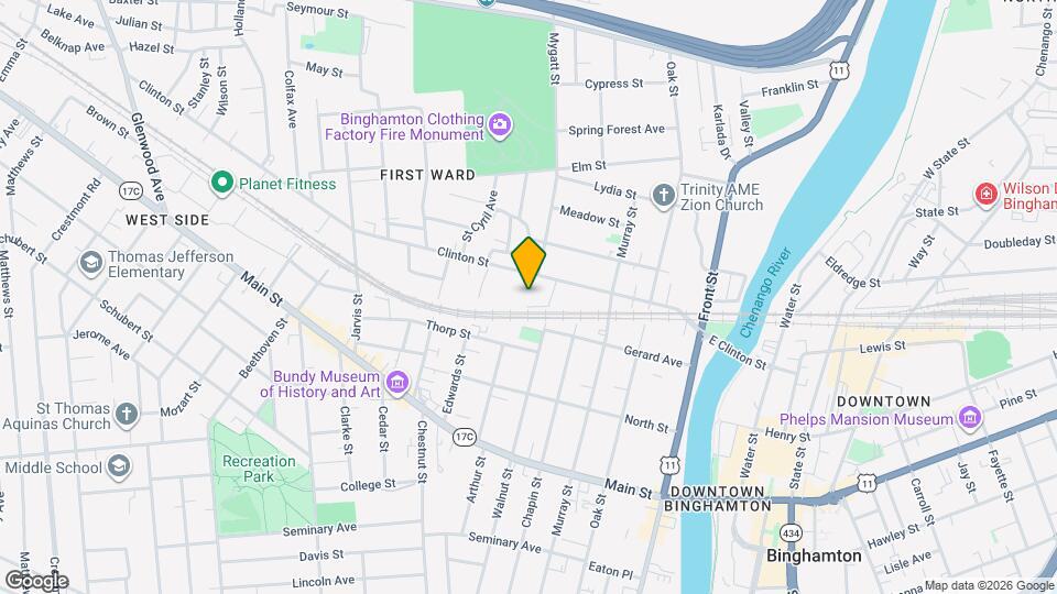 4 Erie St Mapa y Detalles de la Ubicación