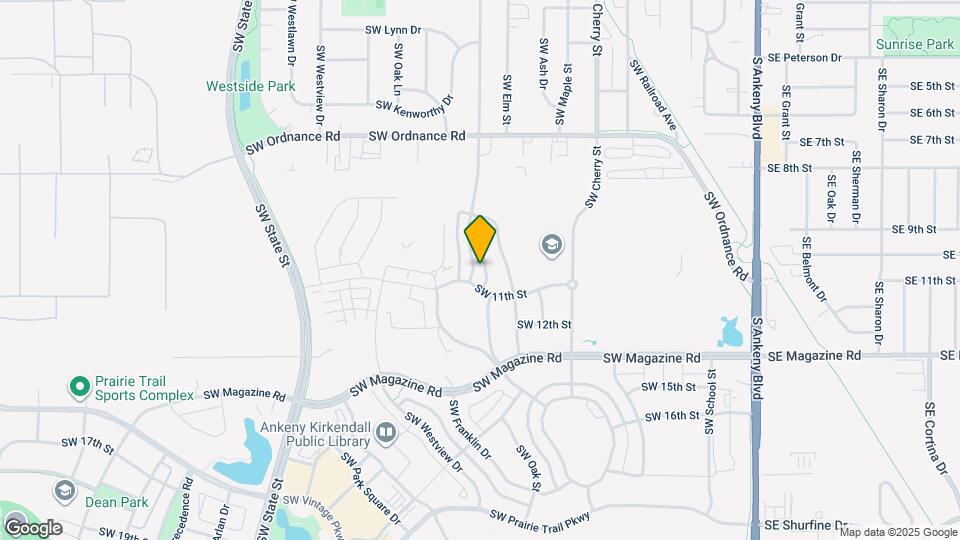 1033 SW Des Moines St Map and Location Details