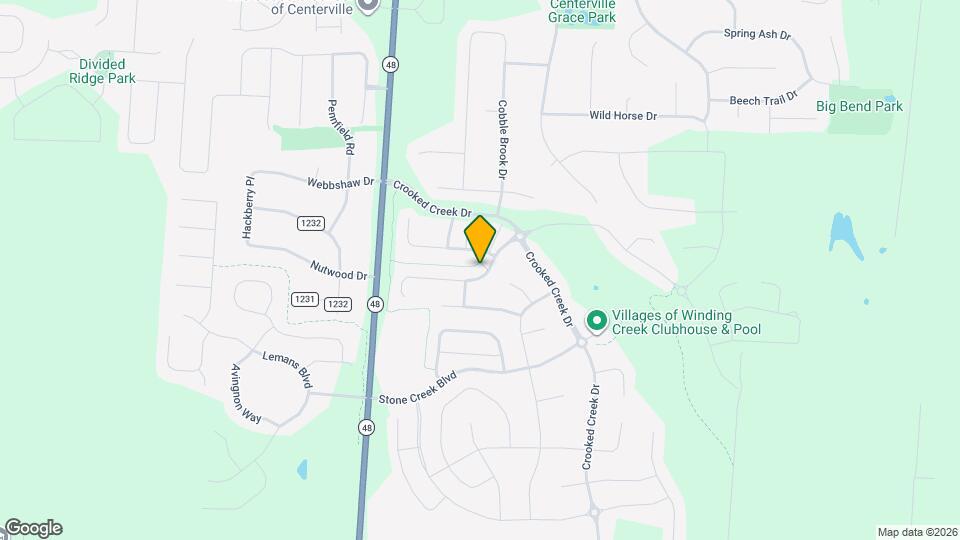 1664 N Wood Creek Dr Map and Location Details
