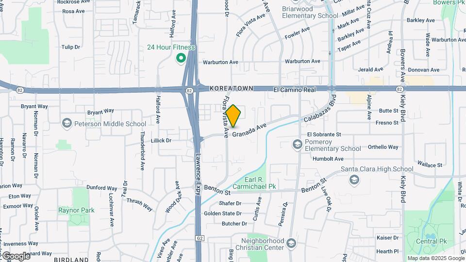 3589 Granada Ave Map and Location Details