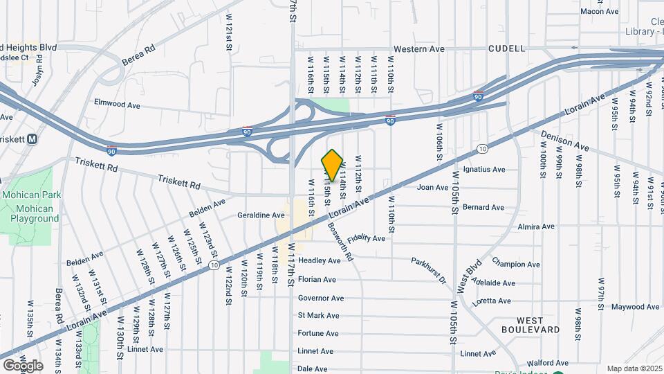 3243 W 115th St Map and Location Details