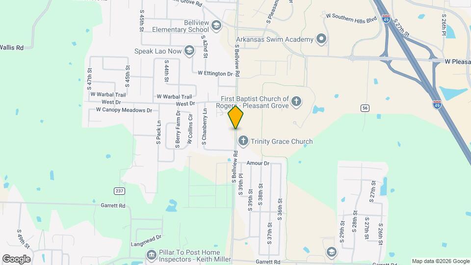 5910 S Bellview Rd Map and Location Details