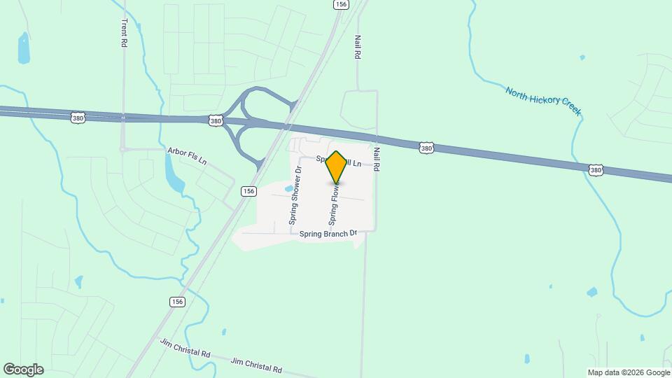 1106 Spring Flower Dr Map and Location Details