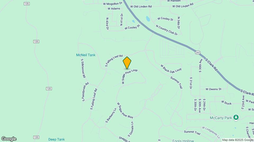 4220 W Sugar Pine Loop Map and Location Details