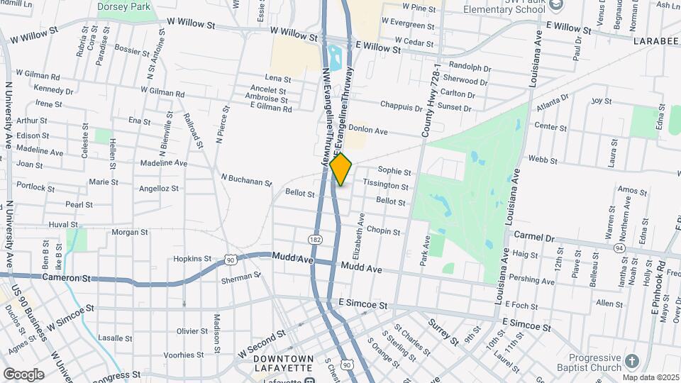 321 Bellot St Map and Location Details