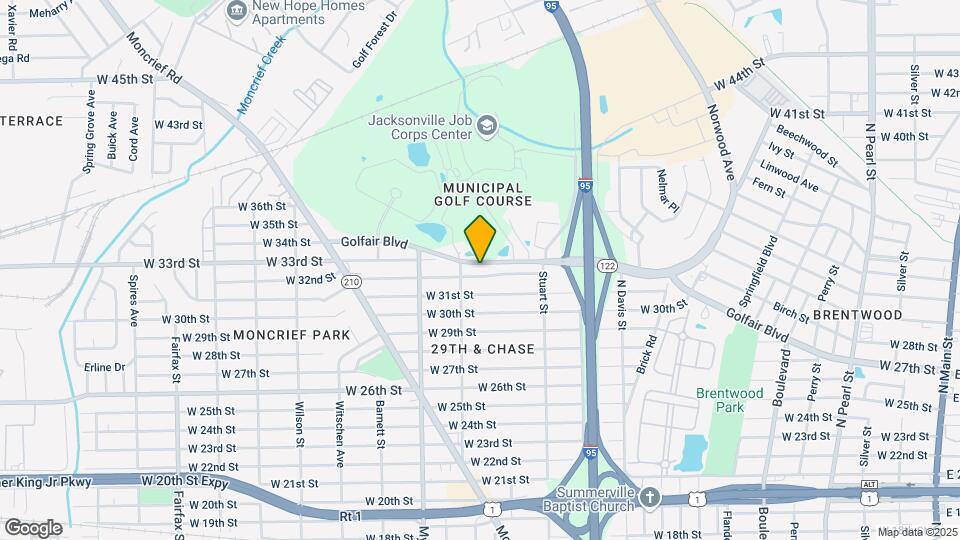 1193 W 32nd St Map and Location Details