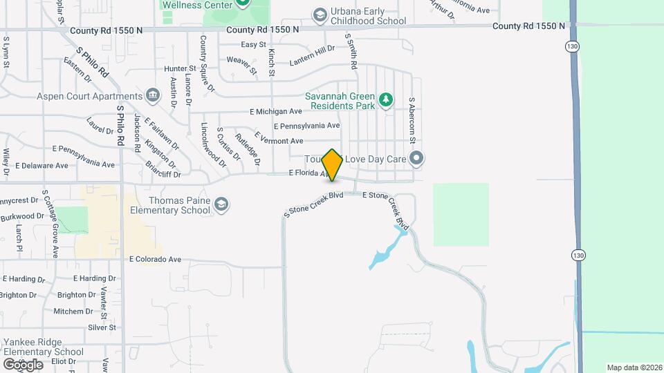 1717 S Stone Creek Blvd Map and Location Details