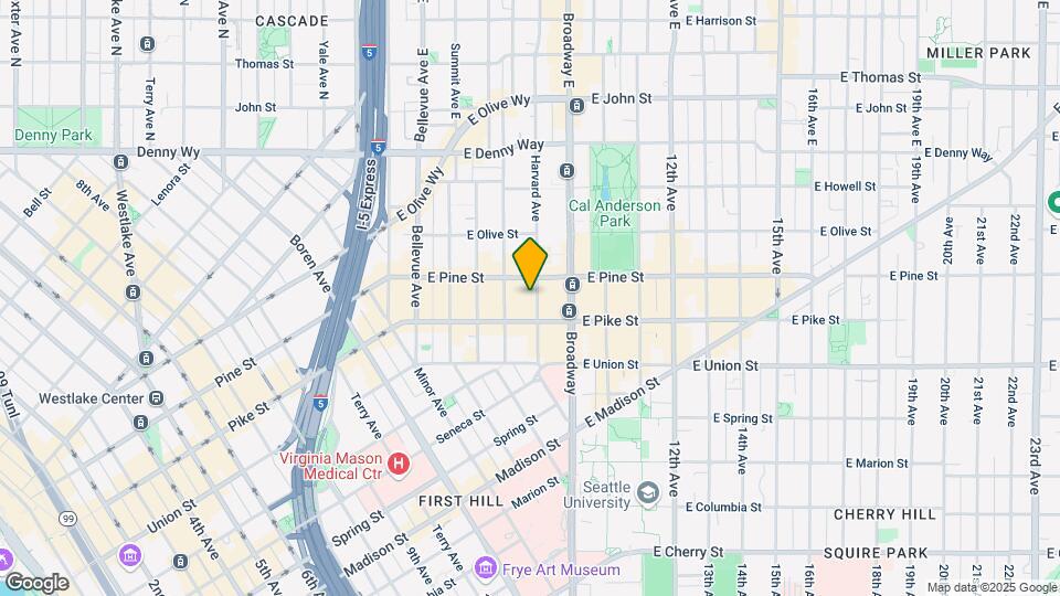 1525 Harvard Ave Map and Location Details