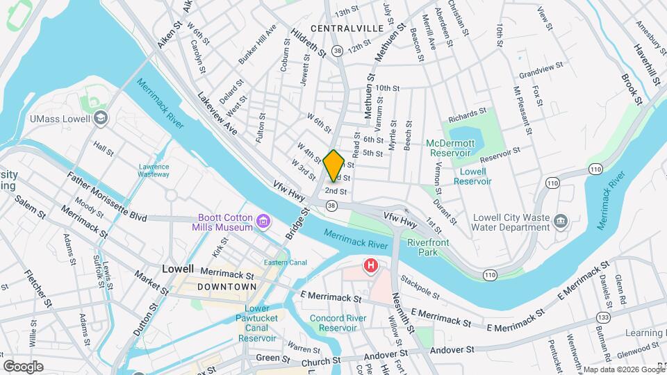 22 2nd St, Unit 1 Mapa y Detalles de la Ubicación