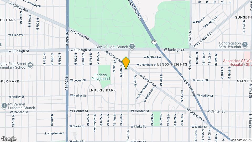 2965 N 68th St, Unit Lower Map and Location Details