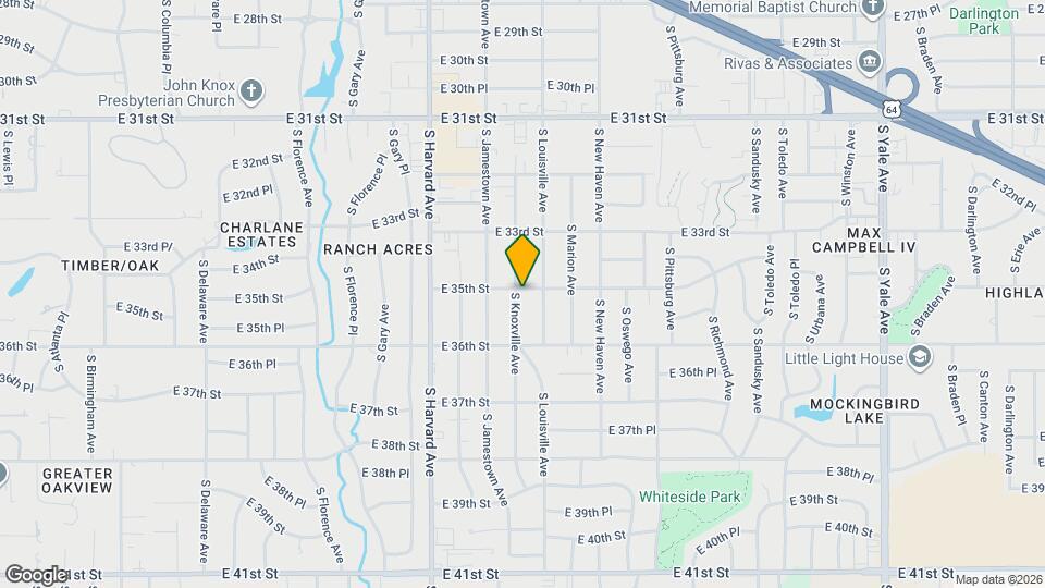 3505 S Knoxville Ave Map and Location Details