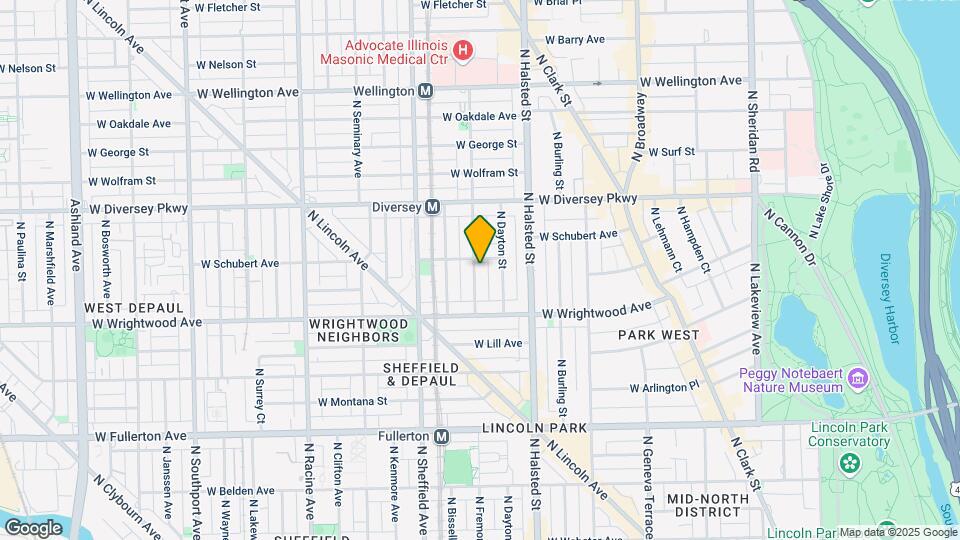 2645 N Mildred Ave Mapa y Detalles de la Ubicación