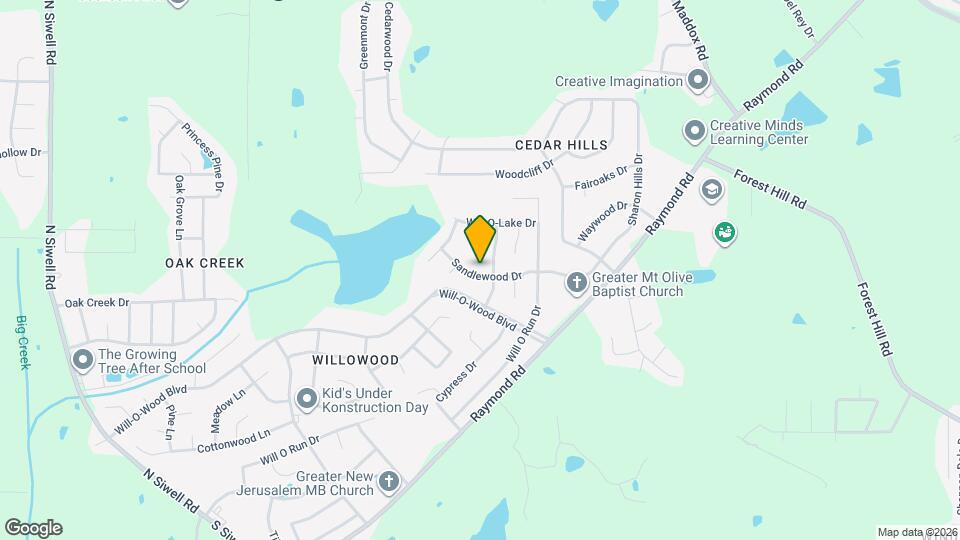 4528 Sandlewood Dr Map and Location Details