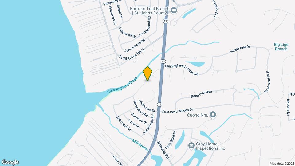1270 Cunningham Creek Dr Mapa y Detalles de la Ubicación