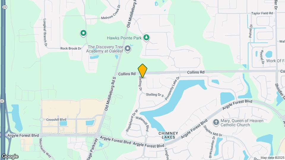 8211 Stelling Dr Mapa y Detalles de la Ubicación