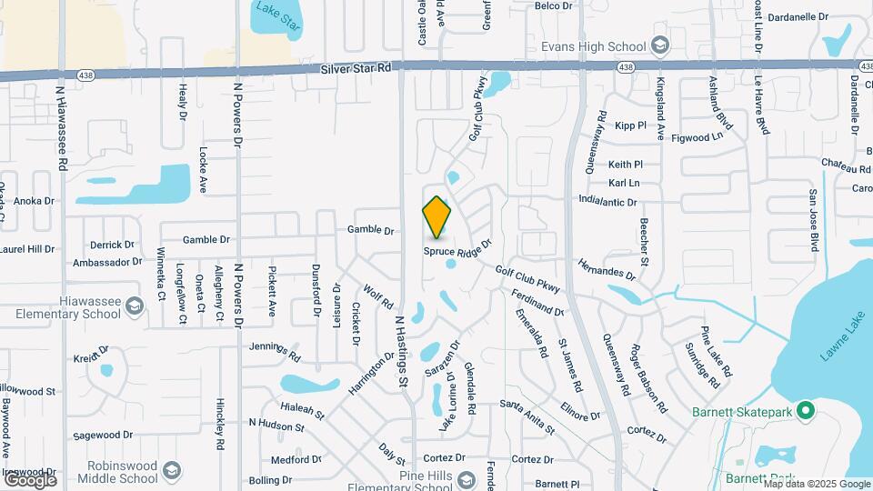 1854 Spruce Ridge Dr Map and Location Details