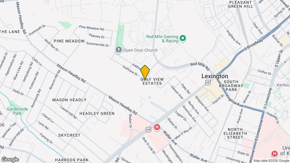 624 Golfview Dr Map and Location Details