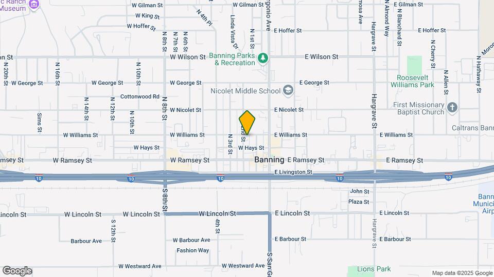 170 W Williams St Map and Location Details