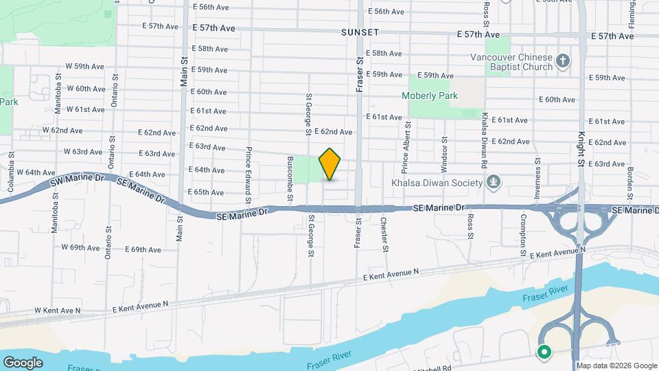 617 E 65th Ave Map and Location Details