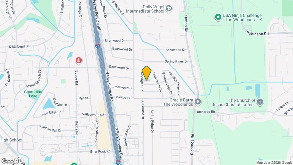 307 Robinwood Dr Map and Location Details