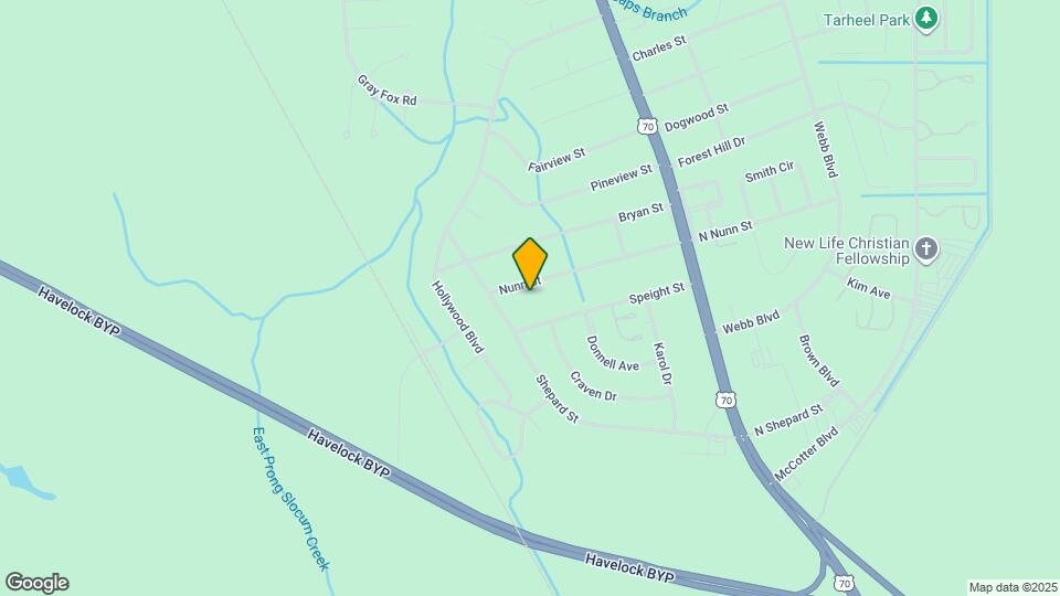 213 Nunn St Map and Location Details