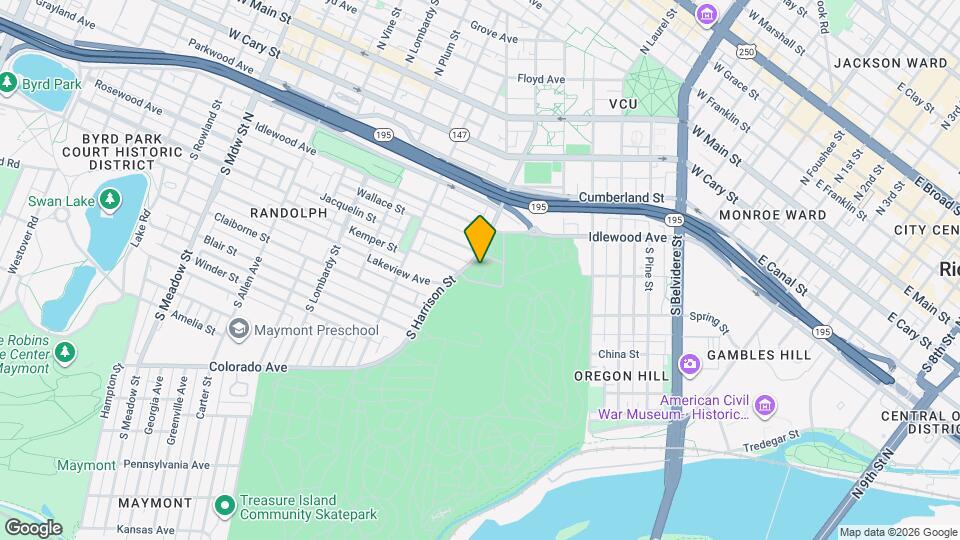 511 S Harrison St Map and Location Details