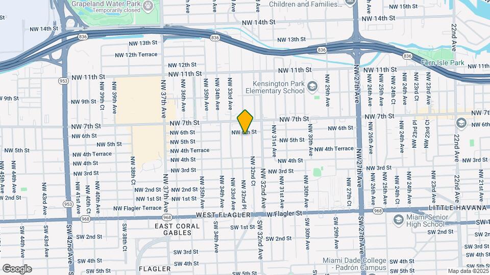 501 NW 32nd Pl Map and Location Details