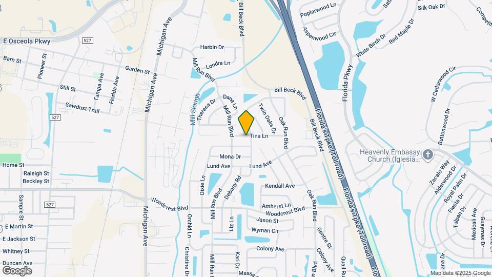 1504 Tina Ln Map and Location Details