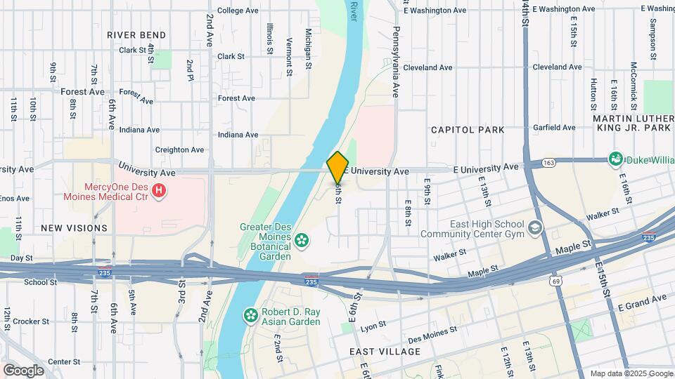 1120 E 6th St Map and Location Details