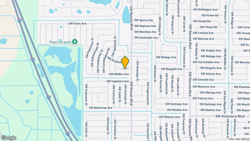 1738 SW Haylake Ave Map and Location Details