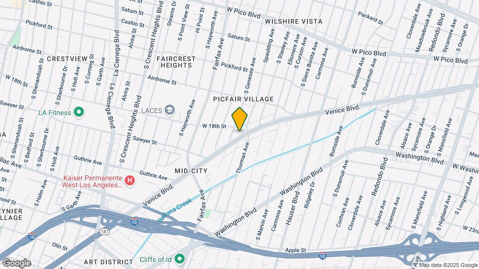 5823 Venice Blvd. Map and Location Details