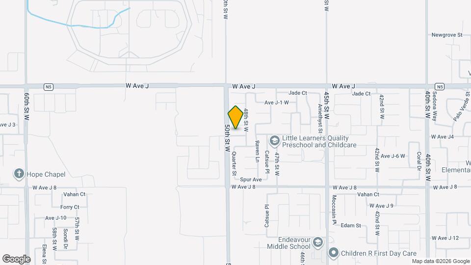 4813 W Ave J4, Unit ID407360P Map and Location Details