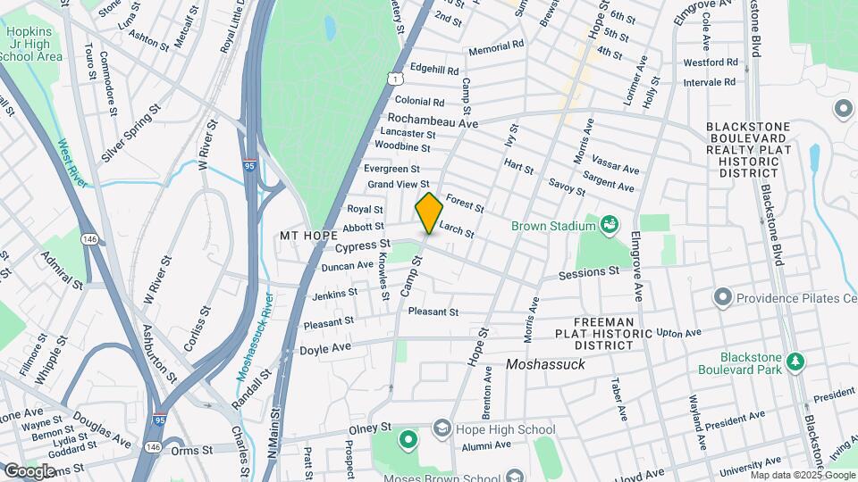 130 Cypress St Map and Location Details