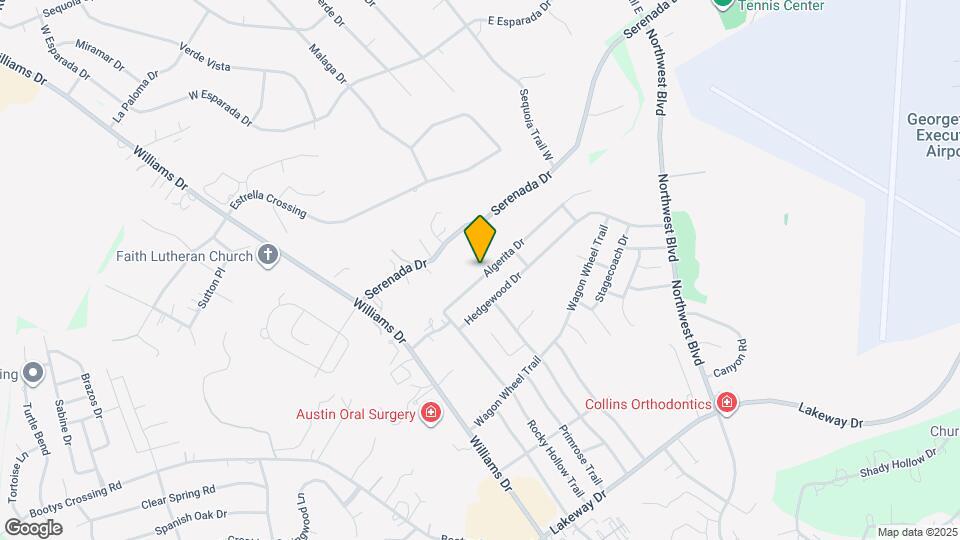 503 Algerita Dr Map and Location Details