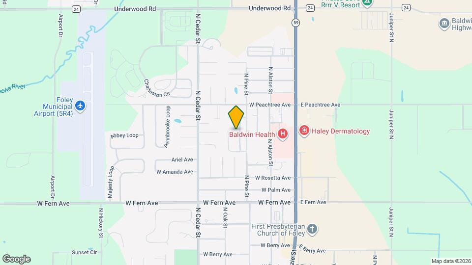 1701 Woodbridge Cir E Map and Location Details